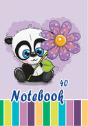 Тетрадка А5, 40 листа, тесни и широки редове, офсетова хартия