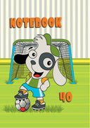 Тетрадка А5, 40 листа, тесни и широки редове, офсетова хартия