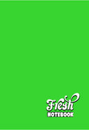 Тетрадка NEON А4, 60 листа, широки редове,  офсетова хартия