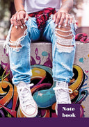 Тетрадка А5, 56 листа, широки редове, офсетова хартия