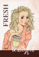 Тетрадка А5, 56 листа, широки редове, офсетова хартия