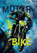 Тетрадка А5, 80 листа, широки редове, офсетова хартия