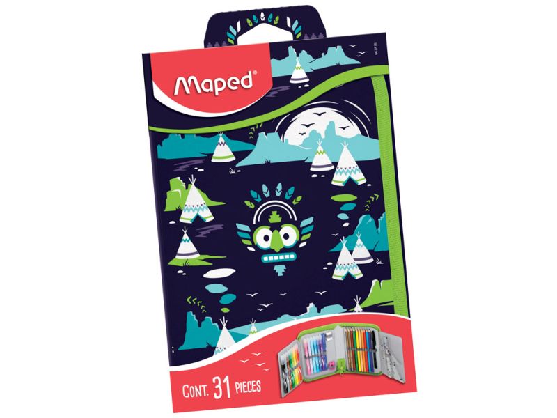 Пълен несесер Maped Tatoo totem - 32 части