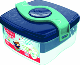 Кутия за храна Maped Origin с 2 отделения, синьозелена