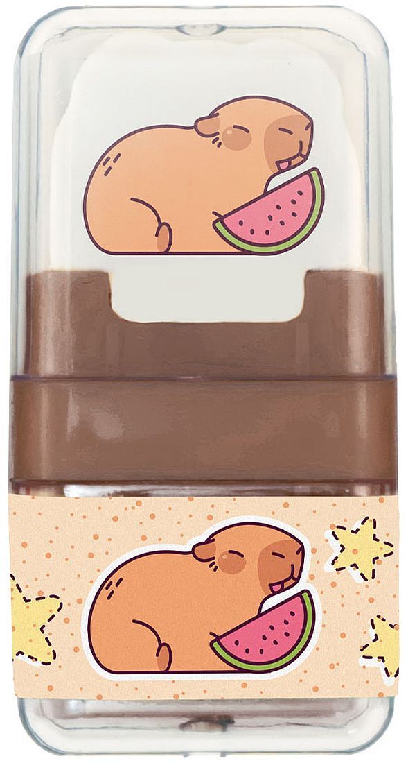 Гумичка ролер 2 в 1, Capybara, асортимент