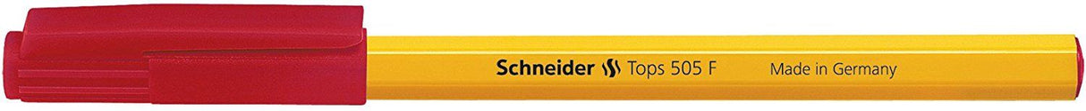 Химикалка Schneider Tops 505 F, червена