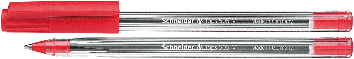 Химикалка Schneider Tops 505 M, червена