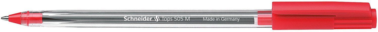 Химикалка Schneider Tops 505 M, червена
