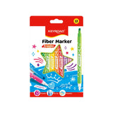 Изтриваеми флумастери Keyroad - 12 цвята, KR973351