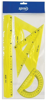 Комплект чертожни пособия Spree - Flexible, 4 части, асортимент