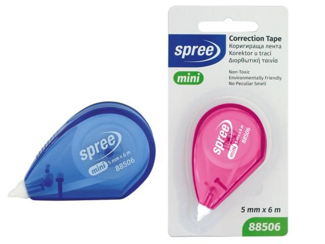 Коригираща лента Spree, 5 mm х 6 m - Mini, асортимент