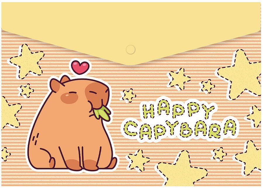 Папка с копче Spree Capybara - А4