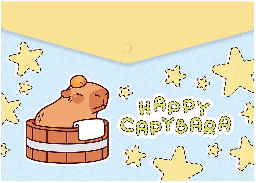 Папка с копче Spree Capybara - А4