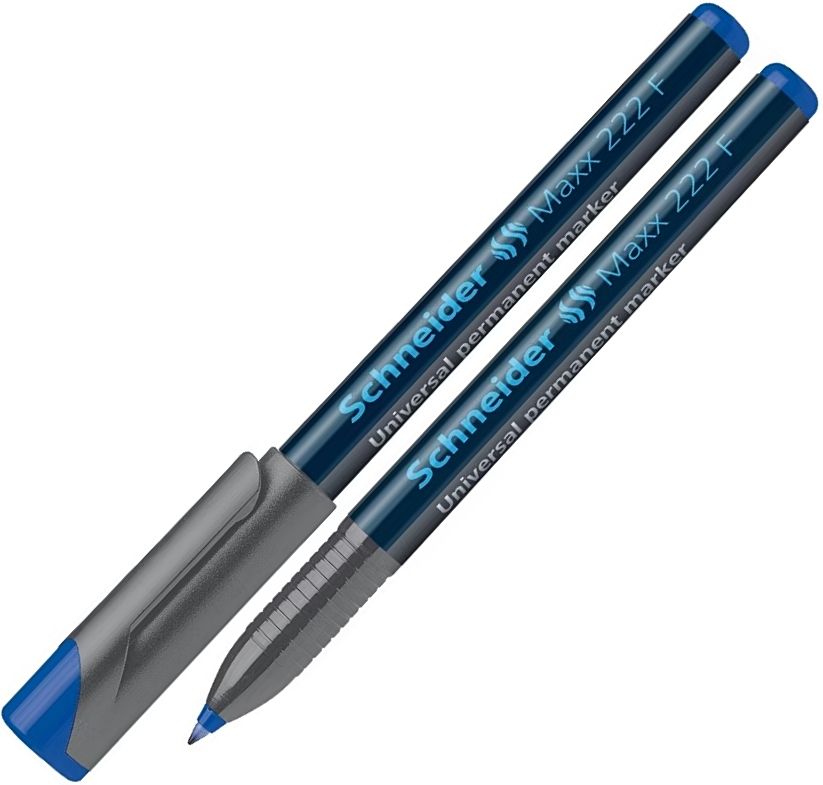 Перманентен маркер Schneider Maxx 222 F - 0.7 mm, син