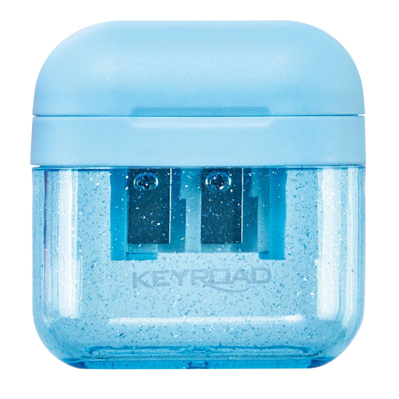 Острилка, двойна с брокат, Keyroad, асортимент, KR972738