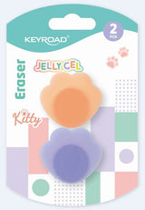 Гума Keyroad Kitty Jelly Gel, 2бр. в блистер, KR973109