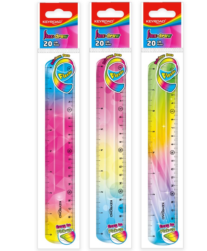 Линия Keyroad Rainbow Deco 20cm, aсортимент, KR972276