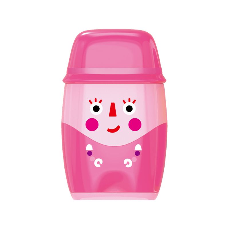 Острилка Keyroad 2в1+ гума, асортимент, KR972118