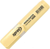 Текстмаркер Spree Flexy Brush - Пастелен, оранжев