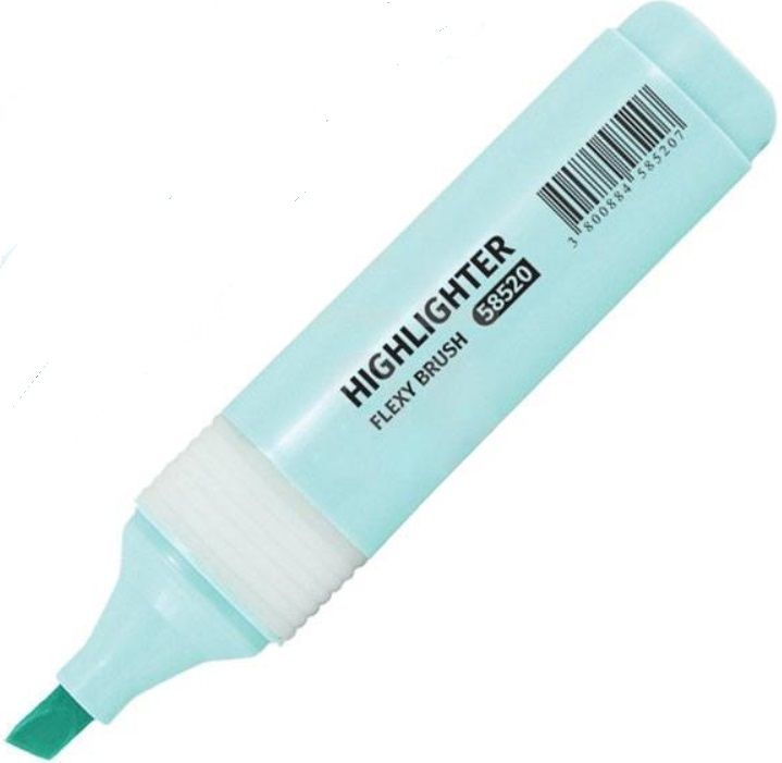 Текстмаркер Spree Flexy Brush - Пастелен, син