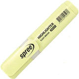 Текстмаркер Spree Flexy Brush - Пастелен, жълт